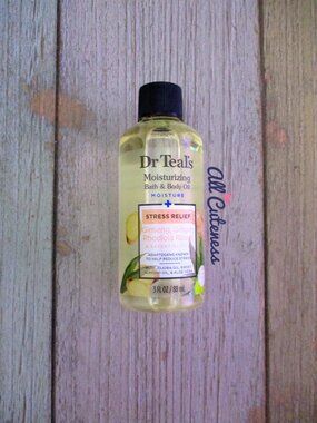 Dr Teal's Stress Relief Moisturizing Bath & Body Oil w/ Ginseng Ginger rhodiola